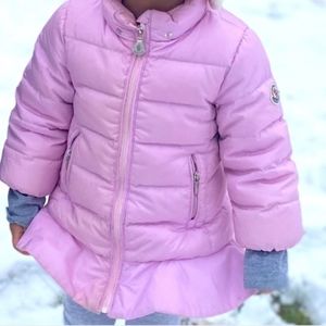 Moncler Toddler girl's pink quilted down coat Moncler Sz class 1 12-18 US